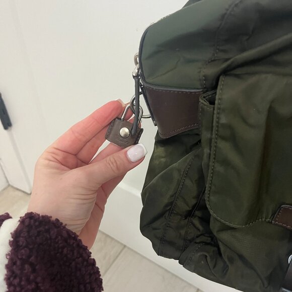 Tumi Green Nylon Tote Bag - Picture 3 of 9